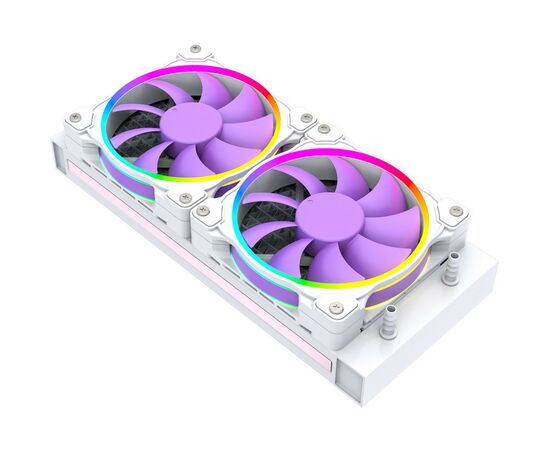 Система водяного охолодження ID-Cooling Pinkflow 240 Diamond Purple, зображення 4 Система водяного охолодження ID-Cooling Pinkflow 240 Diamond Purple, зображення 4