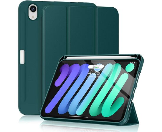 Чехол для планшета BeCover Direct Charge Pen Apple iPad mini 6 2021 Dark Green (706785), изображение 2 Чехол для планшета BeCover Direct Charge Pen Apple iPad mini 6 2021 Dark Green (706785), изображение 2