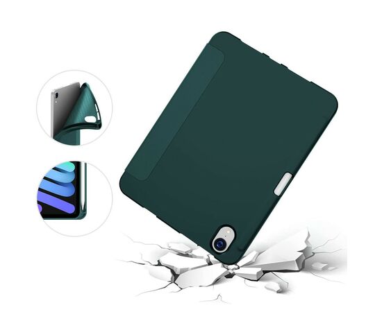 Чехол для планшета BeCover Direct Charge Pen Apple iPad mini 6 2021 Dark Green (706785), изображение 4 Чехол для планшета BeCover Direct Charge Pen Apple iPad mini 6 2021 Dark Green (706785), изображение 4