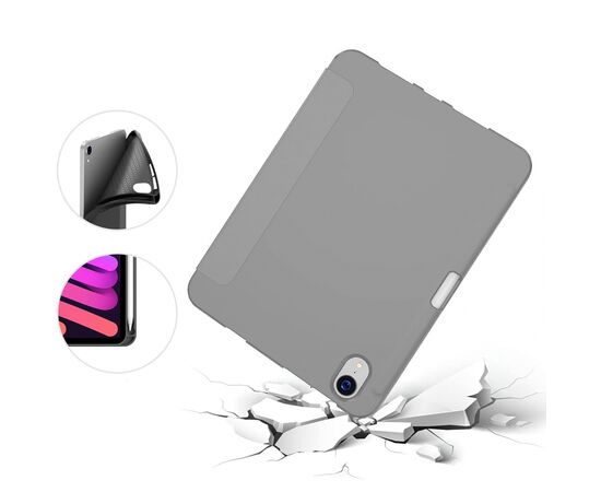 Чехол для планшета BeCover Direct Charge Pen Apple iPad mini 6 2021 Gray (706787), изображение 3 Чехол для планшета BeCover Direct Charge Pen Apple iPad mini 6 2021 Gray (706787), изображение 3