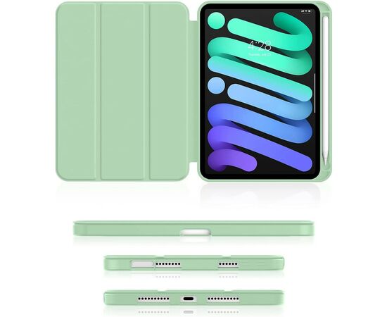 Чехол для планшета BeCover Direct Charge Pen Apple iPad mini 6 2021 Green (706786), изображение 3 Чехол для планшета BeCover Direct Charge Pen Apple iPad mini 6 2021 Green (706786), изображение 3