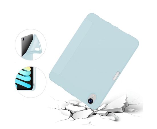 Чехол для планшета BeCover Direct Charge Pen Apple iPad mini 6 2021 Light Blue (706788), изображение 4 Чехол для планшета BeCover Direct Charge Pen Apple iPad mini 6 2021 Light Blue (706788), изображение 4