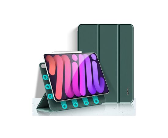 Чехол для планшета BeCover Magnetic Apple iPad mini 6 2021 Dark Green (706837), изображение 3 Чехол для планшета BeCover Magnetic Apple iPad mini 6 2021 Dark Green (706837), изображение 3
