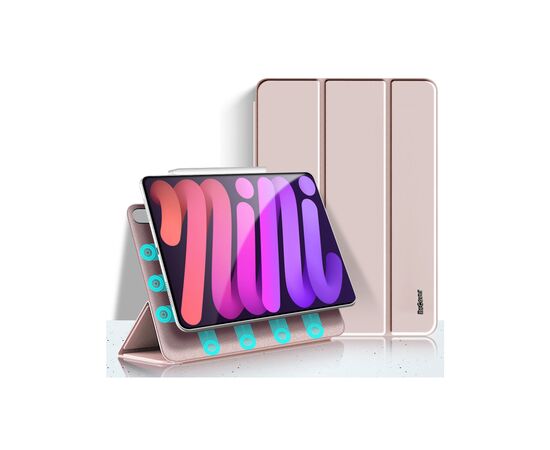 Чехол для планшета BeCover Magnetic Apple iPad mini 6 2021 Pink (706840), изображение 3 Чехол для планшета BeCover Magnetic Apple iPad mini 6 2021 Pink (706840), изображение 3