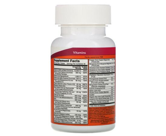 Мультивитамин Now Foods Мультивитамины для Женщин Eve, улучшенная формула, 90 та (NOW-03796), изображение 2 Мультивитамин Now Foods Мультивитамины для Женщин Eve, улучшенная формула, 90 та (NOW-03796), изображение 2
