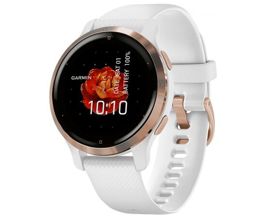 Смарт-часы Garmin Venu 2S, Rose Gold + White, GPS (010-02429-13), изображение 3 Смарт-часы Garmin Venu 2S, Rose Gold + White, GPS (010-02429-13), изображение 3