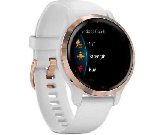 Смарт-часы Garmin Venu 2S, Rose Gold + White, GPS (010-02429-13)