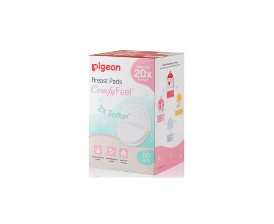 Вкладыш для бюстгальтера Pigeon Comfy Feel с алоэ, 60 шт (79253)