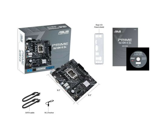 Материнская плата ASUS PRIME H610M-K D4, изображение 8