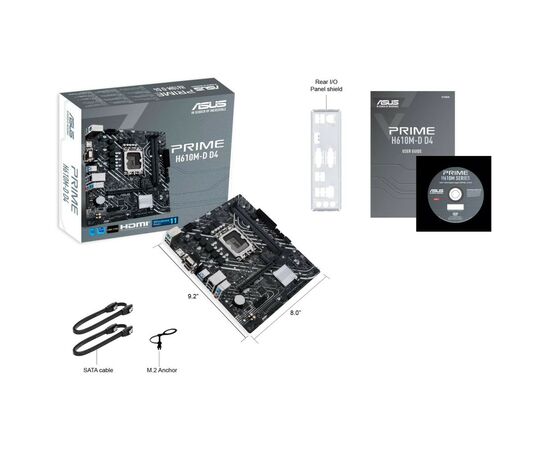 Материнська плата ASUS PRIME H610M-D D4, зображення 8 Материнська плата ASUS PRIME H610M-D D4, зображення 8