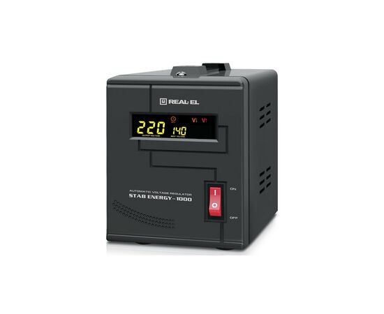 Стабилизатор REAL-EL STAB ENERGY-1000 (EL122400012), изображение 4 Стабилизатор REAL-EL STAB ENERGY-1000 (EL122400012), изображение 4