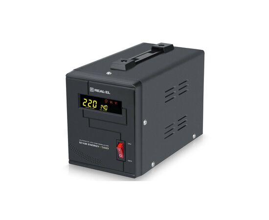 Стабилизатор REAL-EL STAB ENERGY-500 (EL122400011), изображение 3 Стабилизатор REAL-EL STAB ENERGY-500 (EL122400011), изображение 3