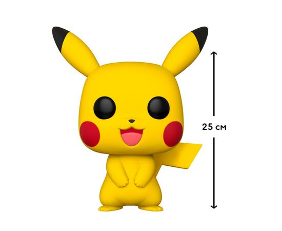 Фигурка для геймеров Funko Pop серии Покемон - ПИКАЧУ 25 см (31542), изображение 2 Фигурка для геймеров Funko Pop серии Покемон - ПИКАЧУ 25 см (31542), изображение 2