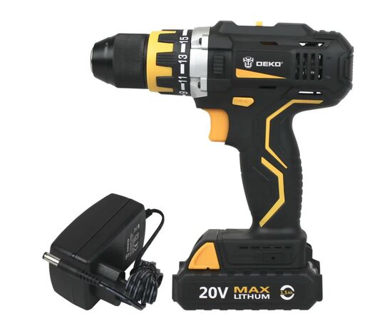 Шуруповерт Deko GCD20DU2A, изображение 5 Шуруповерт Deko GCD20DU2A, изображение 5