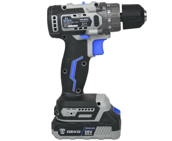 Шуруповерт Deko DKBL20DU3-B-S3, изображение 3