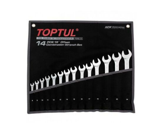 Ключ Toptul ключів комбінованих 14 шт 8-32 мм Hi-Performance (GPAX1401)