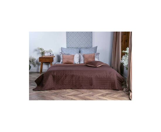 Покрывало Руно двухстороннее VeLour Коричневое 220 х 240 см (330.55_Cappuccino), изображение 5 Покрывало Руно двухстороннее VeLour Коричневое 220 х 240 см (330.55_Cappuccino), изображение 5