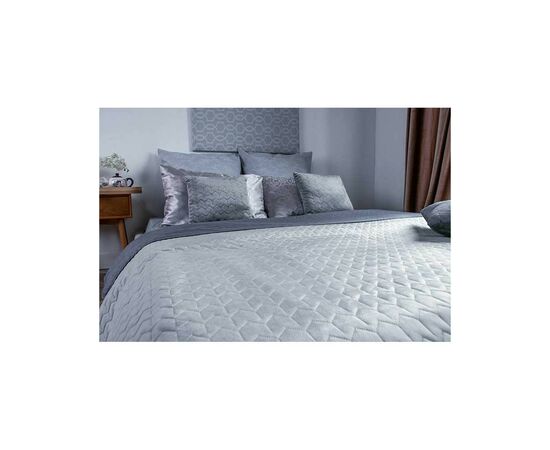 Покрывало Руно двухстороннее VeLour Серое 220 х 240 см (330.55_Grey), изображение 4 Покрывало Руно двухстороннее VeLour Серое 220 х 240 см (330.55_Grey), изображение 4