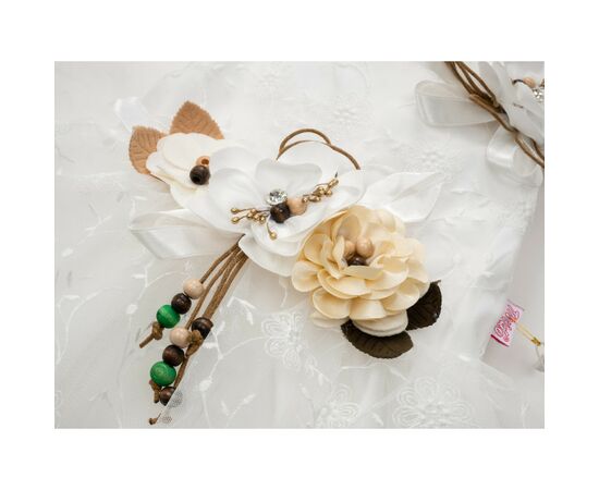 Плаття Tivido святкове з прикрасою (2135-98G-cream), зображення 3 Плаття Tivido святкове з прикрасою (2135-98G-cream), зображення 3