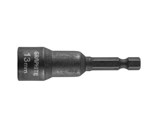 Головка торцевая Graphite ударная с магнитом, 13 мм, сталь S2 (56H553)