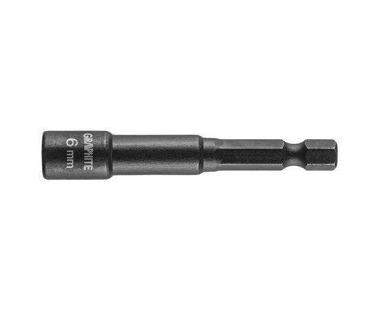 Головка торцевая Graphite ударная с магнитом, 6 мм, сталь S2 (56H550)