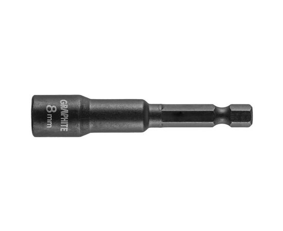 Головка торцевая Graphite ударная с магнитом, 8 мм, сталь S2 (56H551)