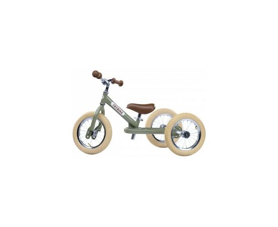 Беговел Trybike трехколесный балансирующий оливковый (TBS-2-GRN-VIN+TBS-100-TKV), изображение 3 Беговел Trybike трехколесный балансирующий оливковый (TBS-2-GRN-VIN+TBS-100-TKV), изображение 3