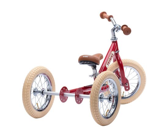 Беговел Trybike трехколесный балансирующий рубиновый (TBS-2-RED-VIN+TBS-100-TKV), изображение 3 Беговел Trybike трехколесный балансирующий рубиновый (TBS-2-RED-VIN+TBS-100-TKV), изображение 3