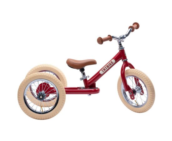 Беговел Trybike трехколесный балансирующий рубиновый (TBS-2-RED-VIN+TBS-100-TKV)