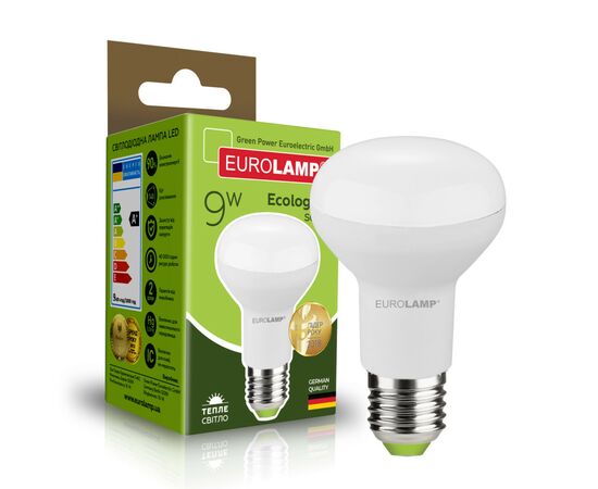Лампочка Eurolamp LED R63 9W E27 3000K 220V (LED-R63-09272(P))