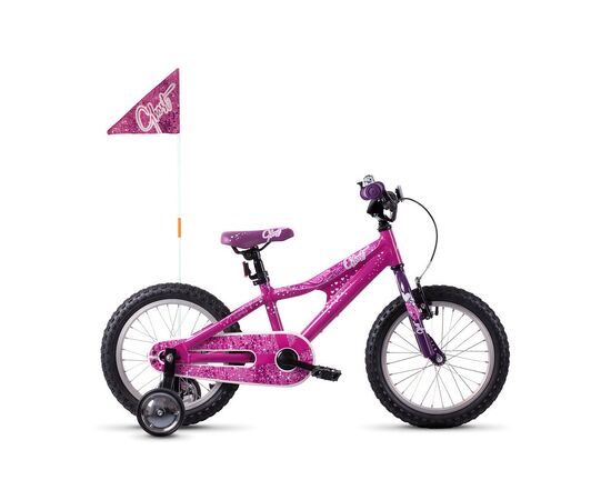 Детский велосипед Ghost Powerkid 16" 2021 розово-фиолетово-белый (18PK1009)