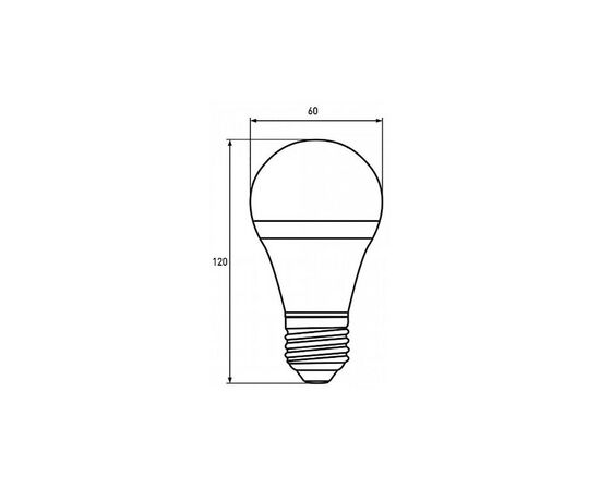Лампочка Eurolamp LED A60 12W E27 4000K 220V (MLP-LED-A60-12274(E)), изображение 4 Лампочка Eurolamp LED A60 12W E27 4000K 220V (MLP-LED-A60-12274(E)), изображение 4