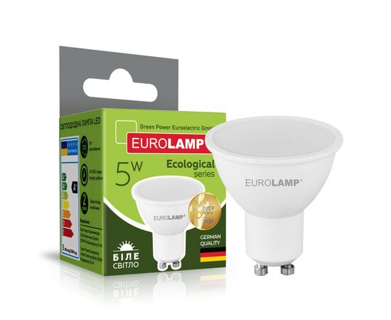 Лампочка Eurolamp LED SMD MR16 5W GU10 4000K 220V (LED-SMD-05104(P))