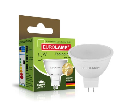 Лампочка Eurolamp LED SMD MR16 5W GU5.3 3000K 220V (LED-SMD-05533(P))