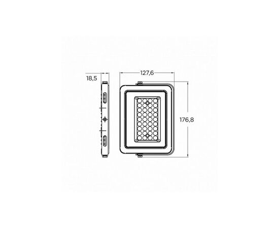 Прожектор Eurolamp LED SMD 30W 5000К (LED-FL-30(gray)), изображение 3 Прожектор Eurolamp LED SMD 30W 5000К (LED-FL-30(gray)), изображение 3