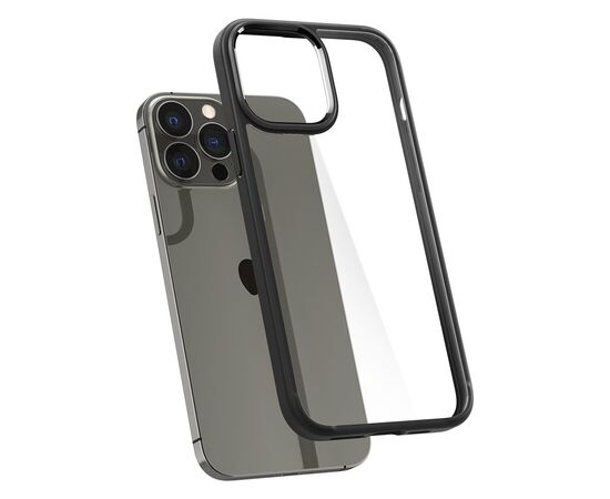 Чехол для моб. телефона Spigen Apple iPhone 13 Pro Max Crystal Hybrid, Matte Black (ACS03243), изображение 5 Чехол для моб. телефона Spigen Apple iPhone 13 Pro Max Crystal Hybrid, Matte Black (ACS03243), изображение 5