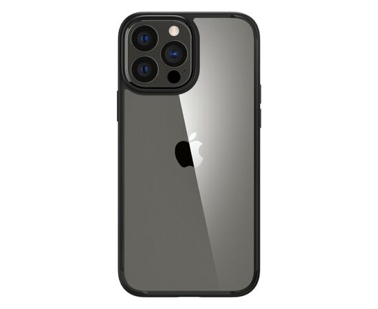 Чохол до моб. телефона Spigen Apple iPhone 13 Pro Max Crystal Hybrid, Matte Black (ACS03243)
