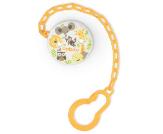 Клипса для пустышек Baboo Safari 0+ мес (90421)
