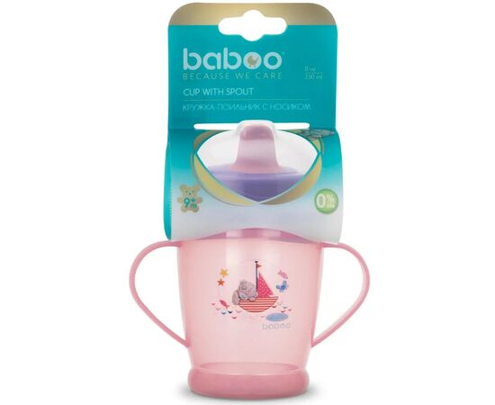 Поильник-непроливайка Baboo Me To You 250 мл розовая (90438), изображение 5 Поильник-непроливайка Baboo Me To You 250 мл розовая (90438), изображение 5