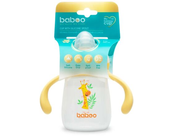 Поильник-непроливайка Baboo Safari с силиконовым носиком 260 мл (90439), изображение 6 Поильник-непроливайка Baboo Safari с силиконовым носиком 260 мл (90439), изображение 6