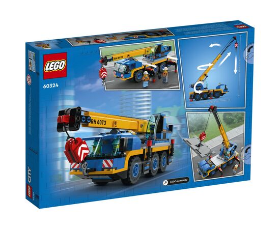 Конструктор LEGO City Передвижной кран 340 деталей (60324), изображение 7 Конструктор LEGO City Передвижной кран 340 деталей (60324), изображение 7