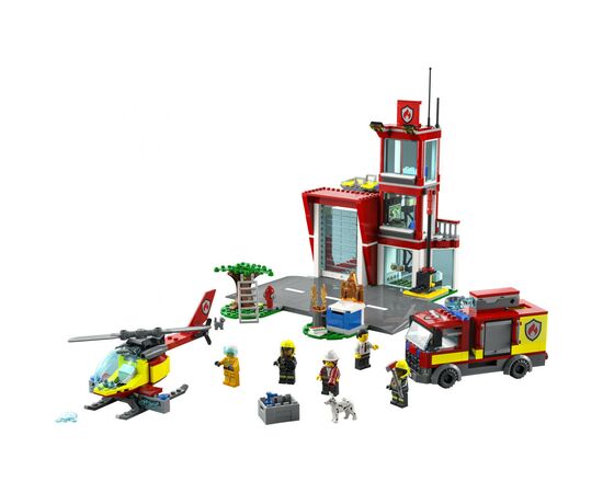 Конструктор LEGO City Пожарное депо 540 деталей (60320), изображение 2