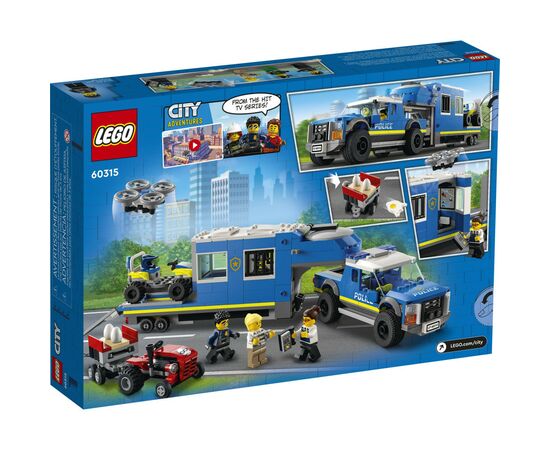 Конструктор LEGO City Полицейский грузовик с мобильным центром управления (60315), изображение 7 Конструктор LEGO City Полицейский грузовик с мобильным центром управления (60315), изображение 7