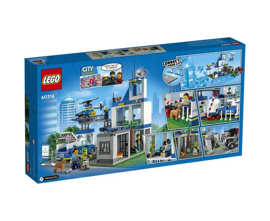Конструктор LEGO City Полицейский участок 668 деталей (60316), изображение 8