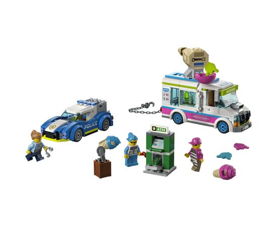 Конструктор LEGO City Полицейское преследование фургона с мороженым (60314), изображение 2 Конструктор LEGO City Полицейское преследование фургона с мороженым (60314), изображение 2