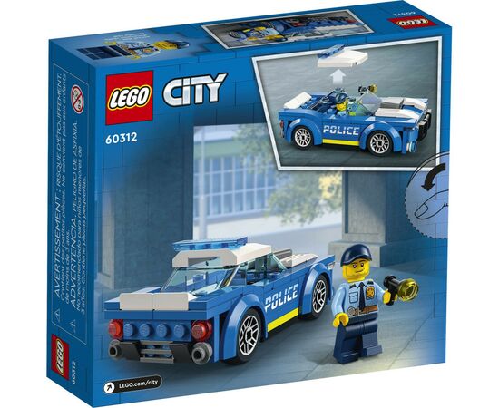 Конструктор LEGO City Полицейский автомобиль 94 детали (60312), изображение 6 Конструктор LEGO City Полицейский автомобиль 94 детали (60312), изображение 6