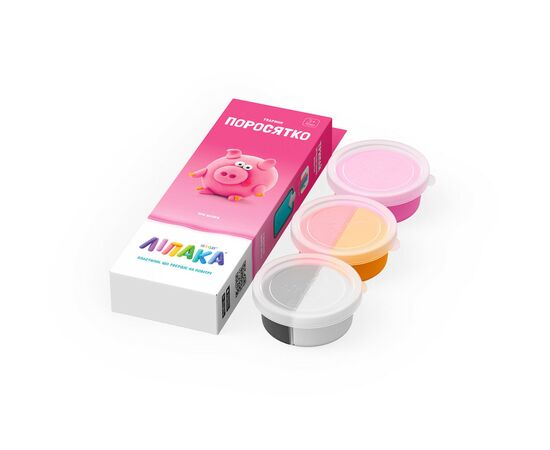 Набір для творчості Lipaka пластилина самозатверд. Поросятко (30045-UA01), зображення 2 Набір для творчості Lipaka пластилина самозатверд. Поросятко (30045-UA01), зображення 2