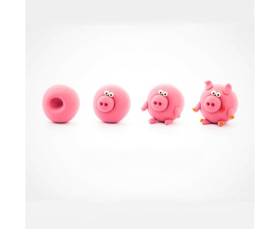 Набір для творчості Lipaka пластилина самозатверд. Поросятко (30045-UA01), зображення 4 Набір для творчості Lipaka пластилина самозатверд. Поросятко (30045-UA01), зображення 4