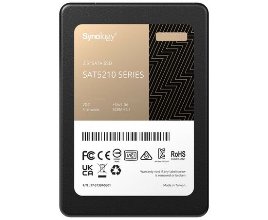 Накопичувач SSD для сервера 480GB SATA Synology (SAT5210-480G)