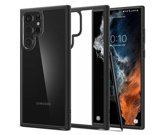 Чехол для моб. телефона Spigen Samsung Galaxy S22 Ultra Ultra Hybrid, Matte Black (ACS03919), изображение 2 Чехол для моб. телефона Spigen Samsung Galaxy S22 Ultra Ultra Hybrid, Matte Black (ACS03919), изображение 2